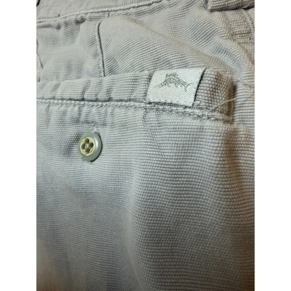 Tommy Bahama Cargo Shorts Mens 32 Grey Good Relax Utility Island Tropical